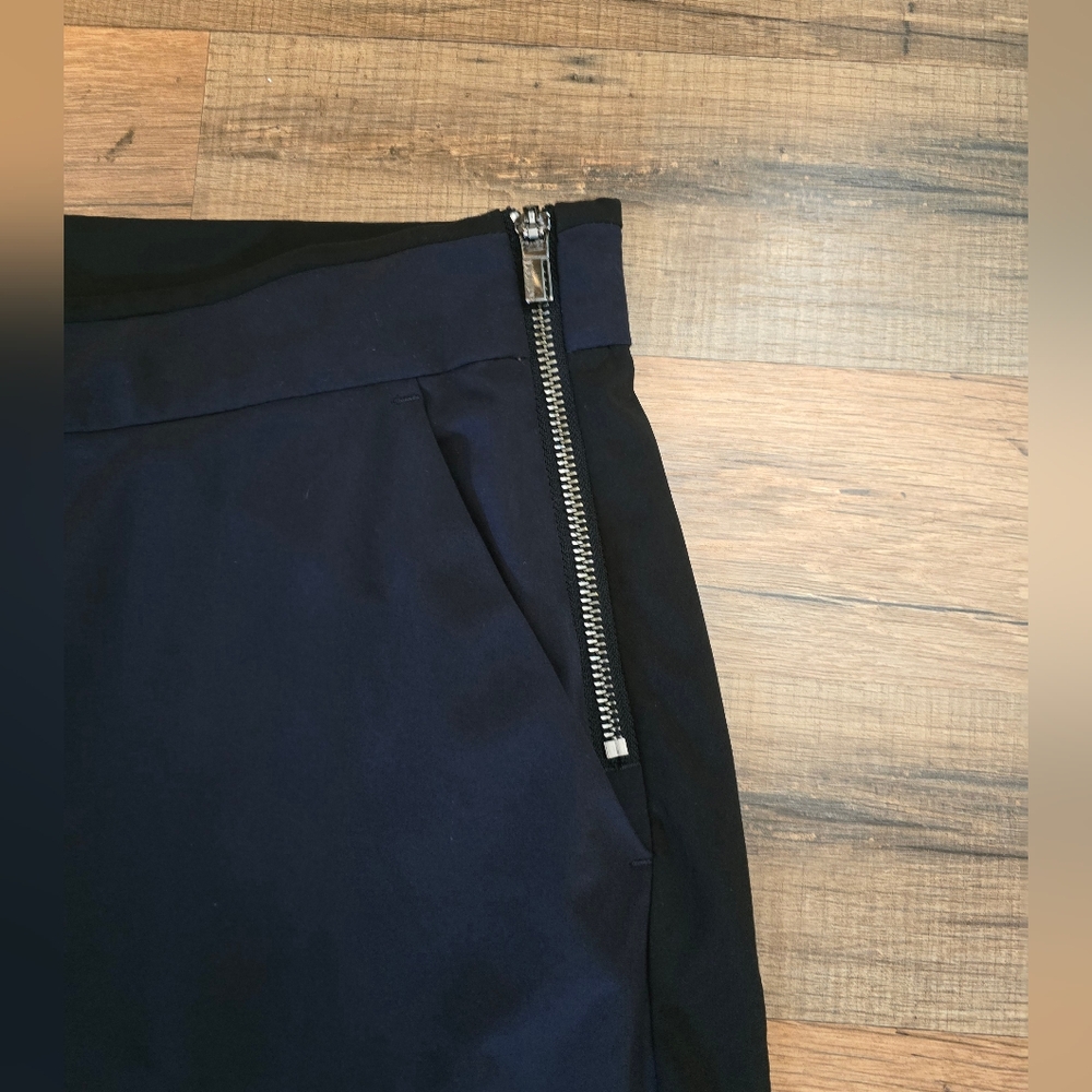 Athleta Navy and Black Track Pants - Picture 2 of 7